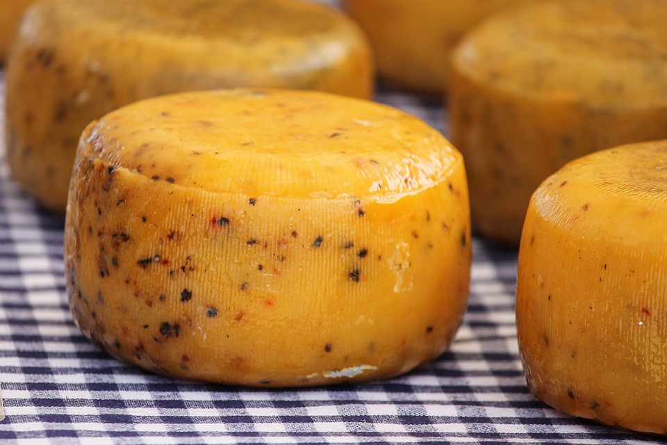 cheese with pepper