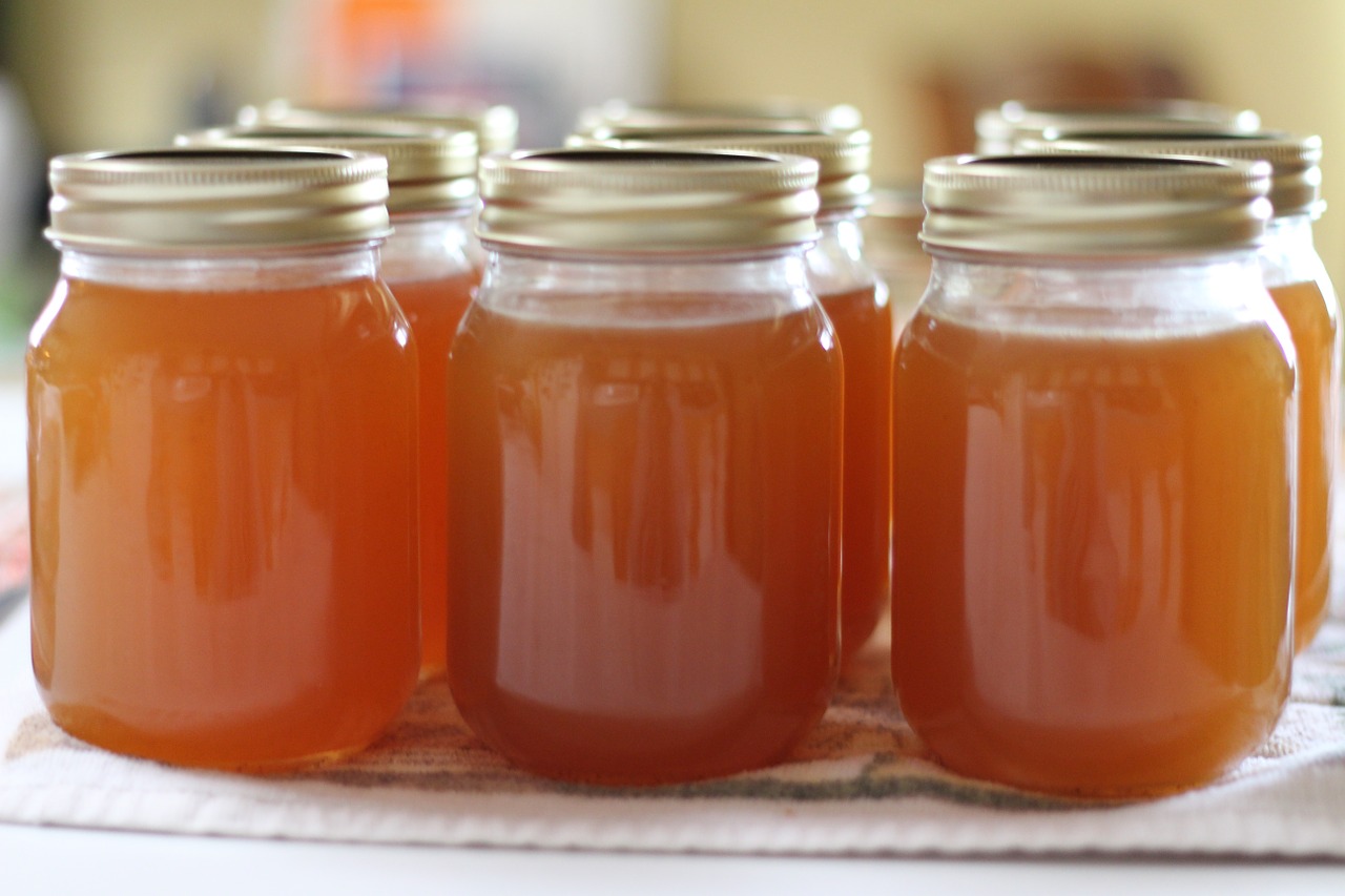 Peach jelly