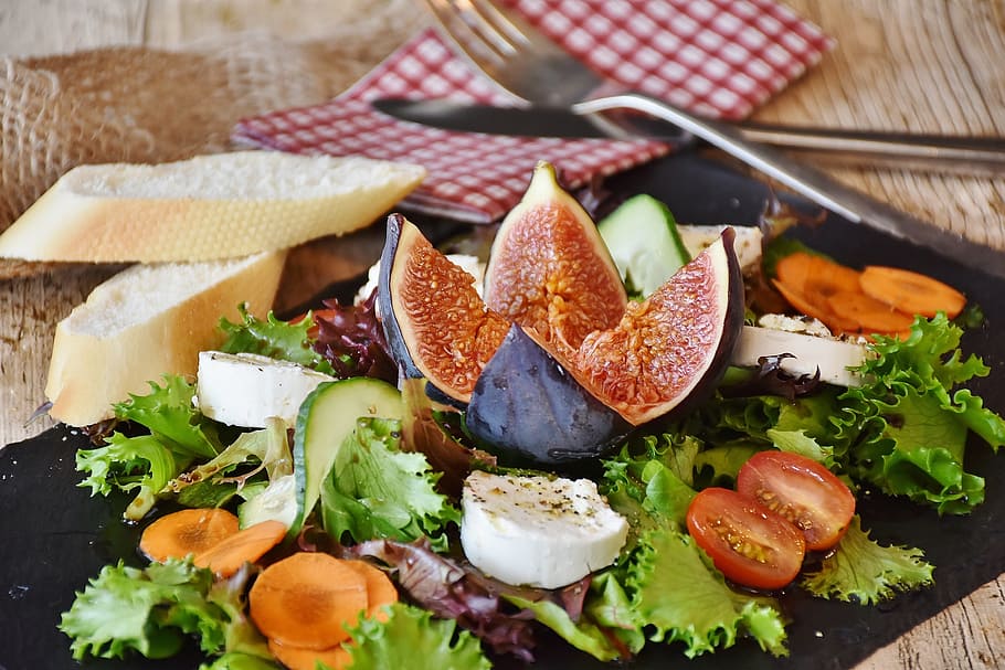 cheese and fruits